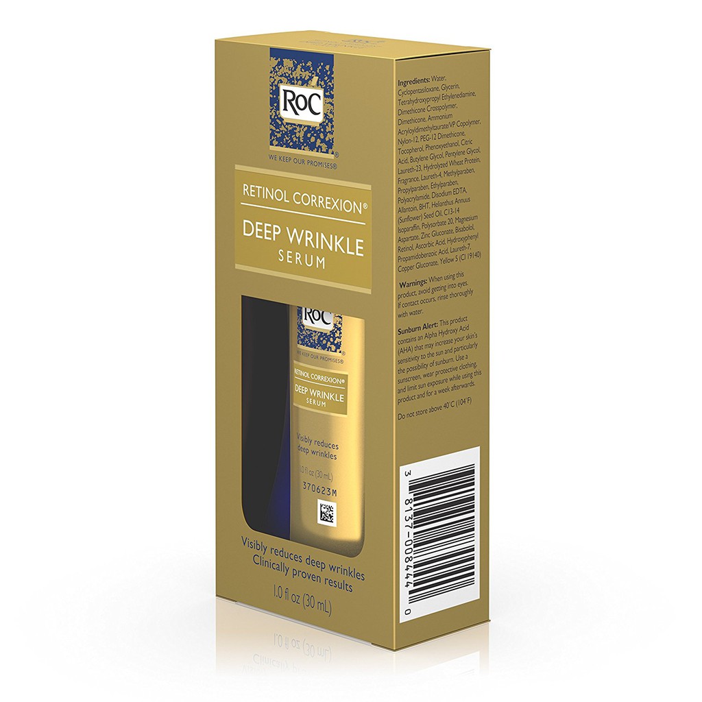 [Mã COS1904 giảm 8% đơn 300K] Tinh chất cho da lão hóa RoC Retinol Correxion Deep Wrinkle Serum | BigBuy360 - bigbuy360.vn