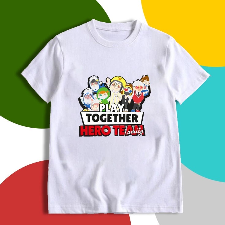 Áo thun Play Together Hero Team màu trắng