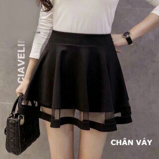 CHÂN VÁY KÈM QUẦN TRONG