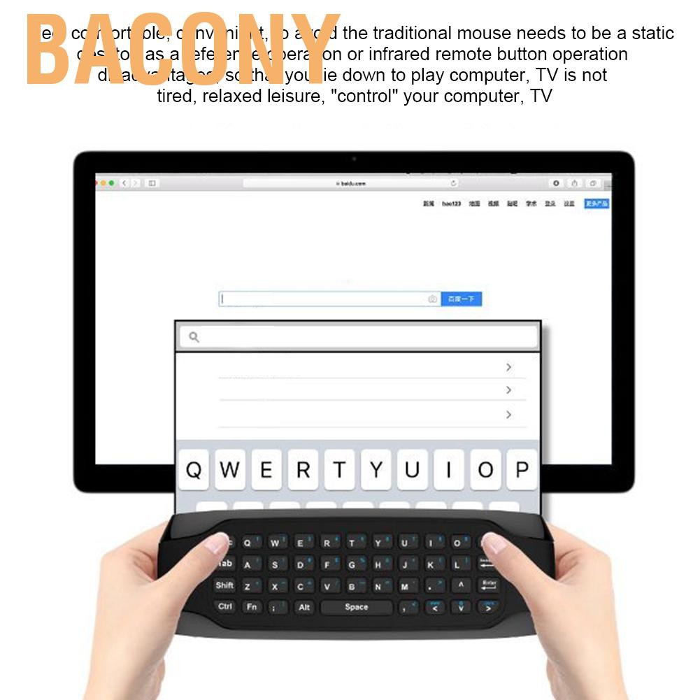 Bacony Wireless 2.4G Remote Control Keyboard Mouse 2in 1 With USB Receiver For TV Box