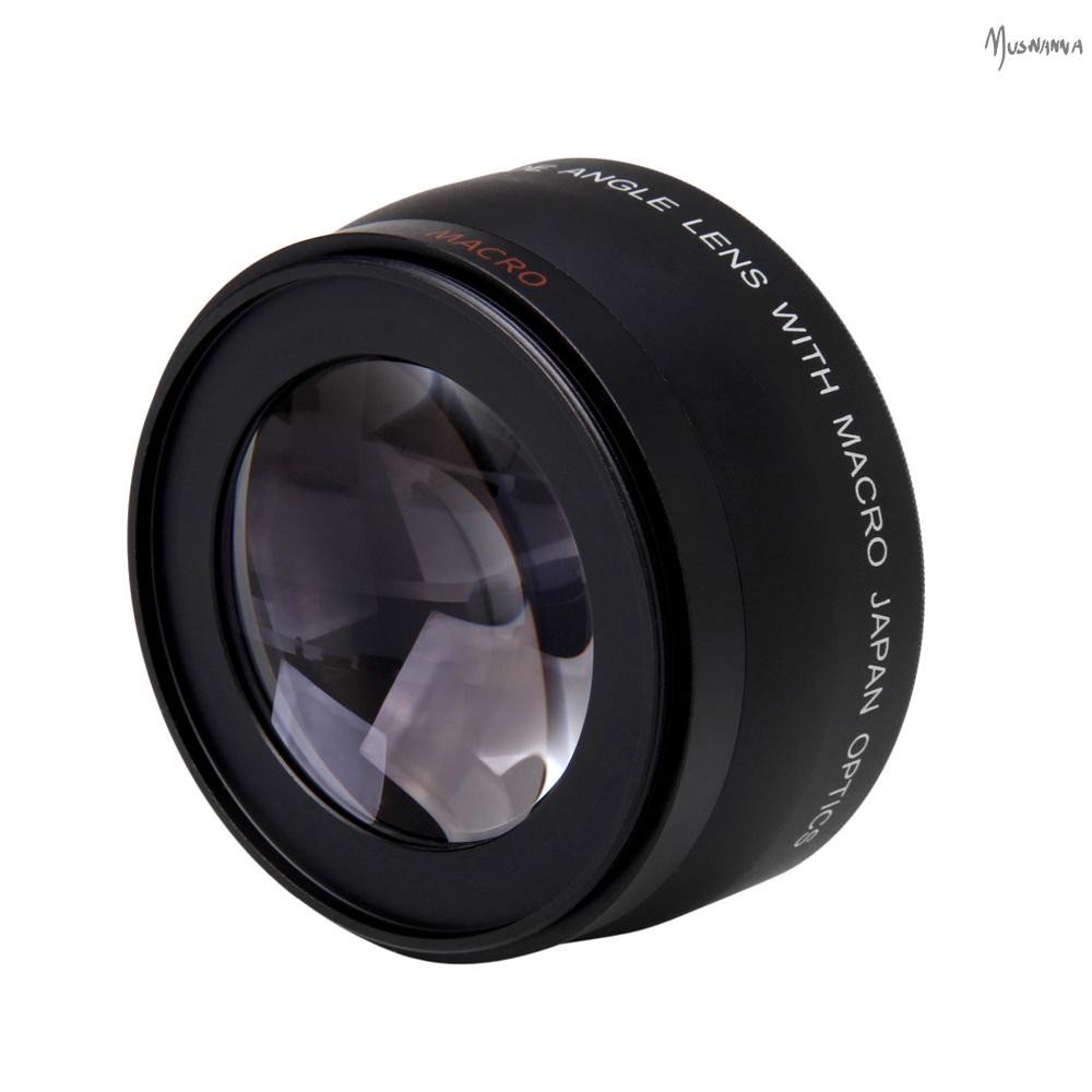 Ống Kính Góc Rộng Hd 52mm 0.45x Cho Máy Ảnh Canon Nikon Sony Pentax 52mm Dslr