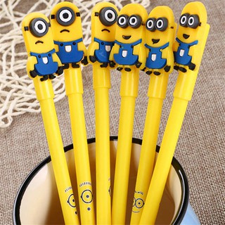 Bút gel nước Minion BÚT MINION - bút gel nước Mắt, một mắt, người đàn ông nhỏ màu vàng, đáng khinh, bút gel của tôi