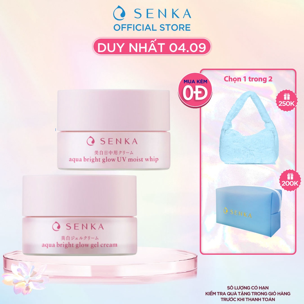 Bộ đôi kem dưỡng Senka ban ngày và ban đêm (50g x 2)_95200