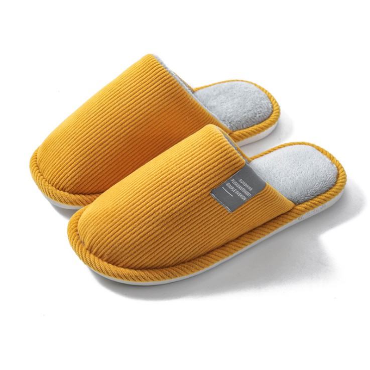 Dép Bông Đi Trong Nhà Cho Nam Nữ Đế Dép Chống Trơn Cao Cấp NineRed - D37