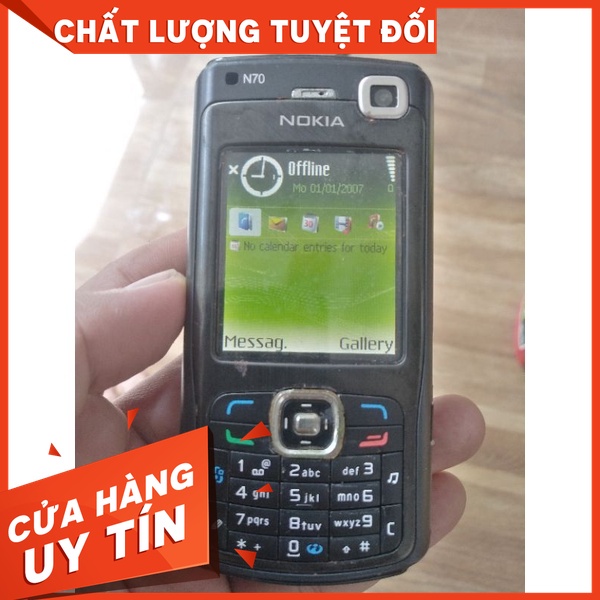 Điện thoại cổ Nokia N70 huyền thoại