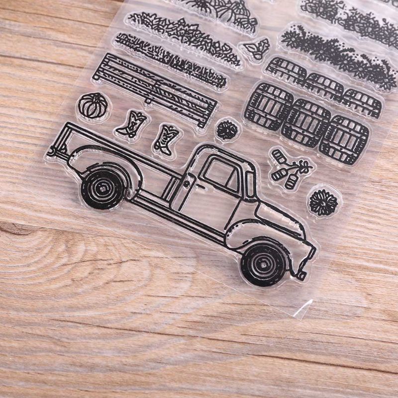 Bộ Khuôn Dập Nổi Bằng Silicon Trong Suốt Họa Tiết Hoạt Hình Dễ Thương Dùng Trang Trí