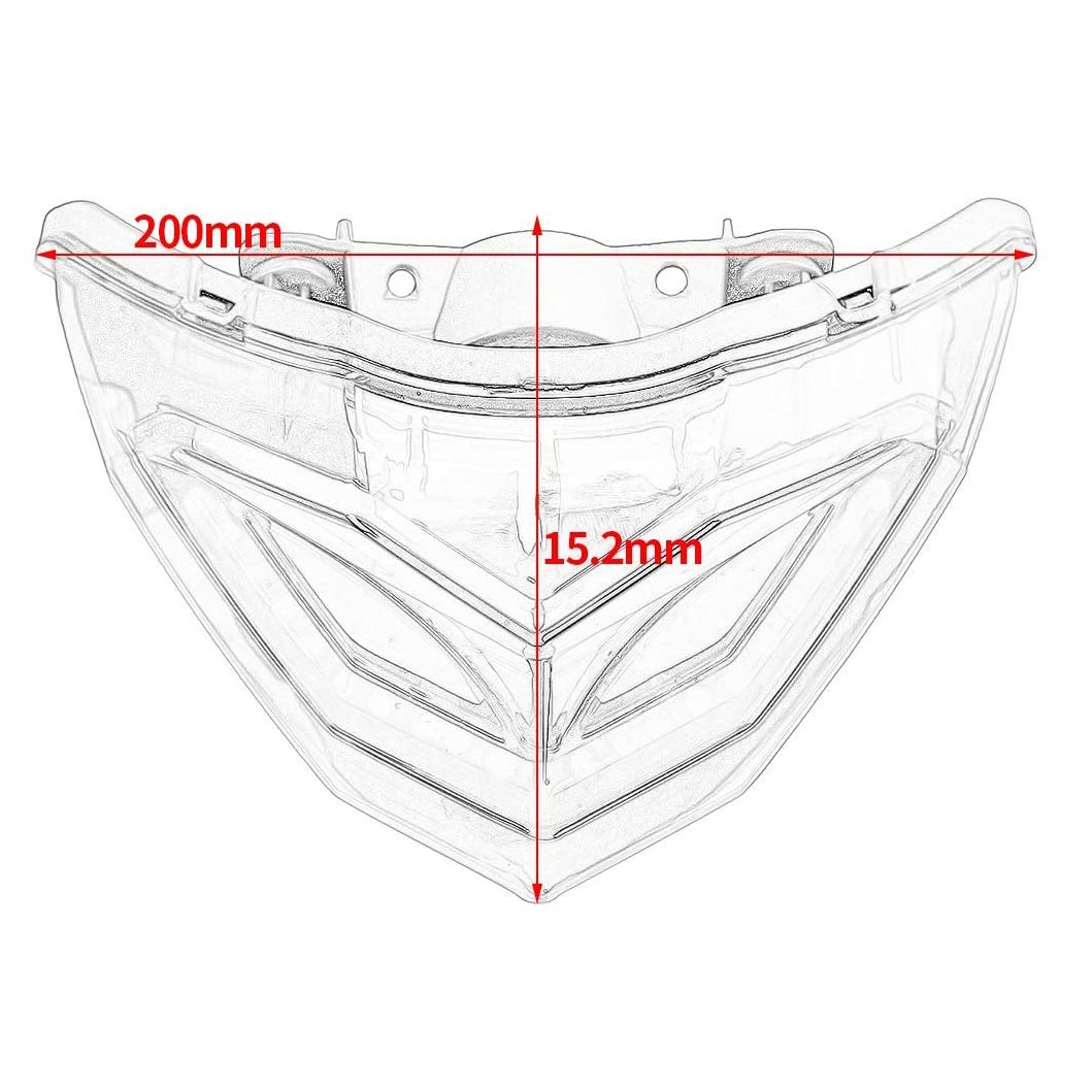 Đèn Led Đuôi Xe Mô Tô Kawasaki Ninja 250 300 Ex300 Z250 2013-2018