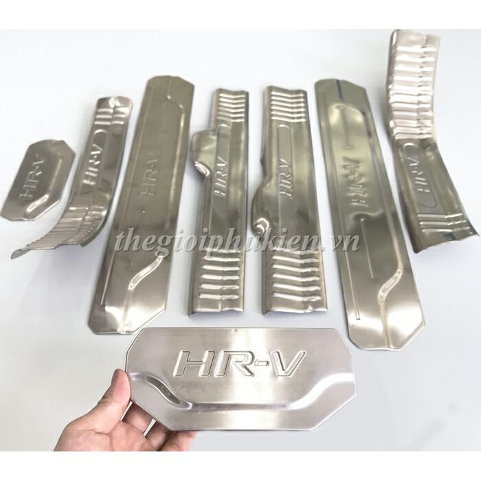 Bộ Ốp bậc, Nẹp bước chân Honda HR-V, HRV -  INOX