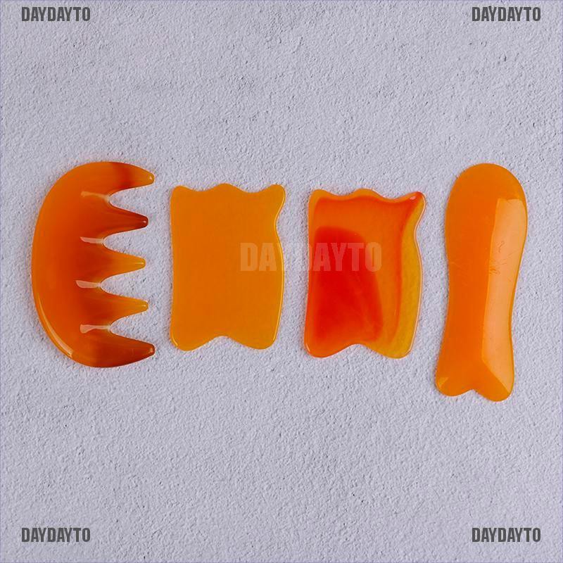 Daydayto Tấm Cạo Massage Cổ Mặt Bằng Nhựa Resin Chống cellulite Thư Giãn