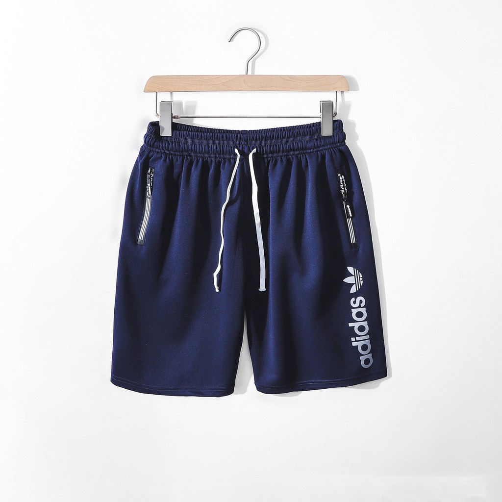 Quần short thun nam lưng thun bigsize màu đen - 80-140kg