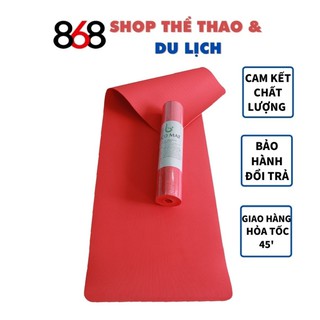 Thảm Tập Yoga ECO6MMTRON ECO MAT [TẶNG KÈM TÚI CAO CẤP] Thảm Tập Gym Chất Liệu TPE Cao Su Tổng Hợp Màu Sắc Thời Trang