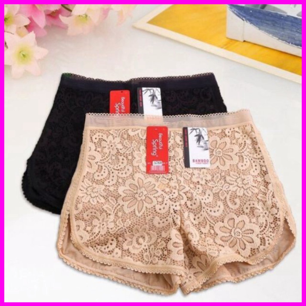 [Mã FAXANH55 giảm 10K đơn 50K] { Free Ship}-- Combo 2 Quần ren mặc trong váy | BigBuy360 - bigbuy360.vn