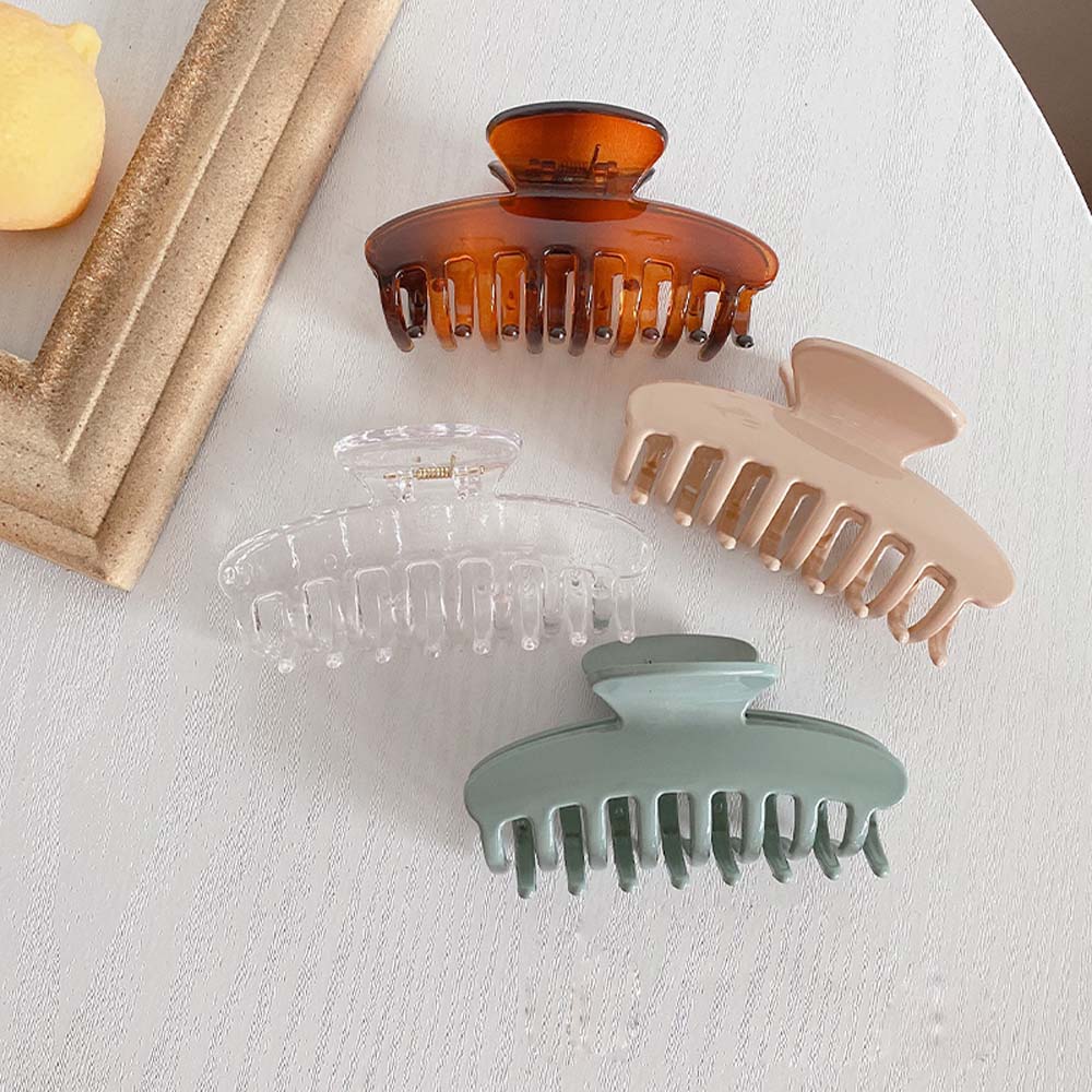 Kẹp Tóc Nhựa Acrylic Cỡ Lớn Tiện Dụng Khi Đi Tắm