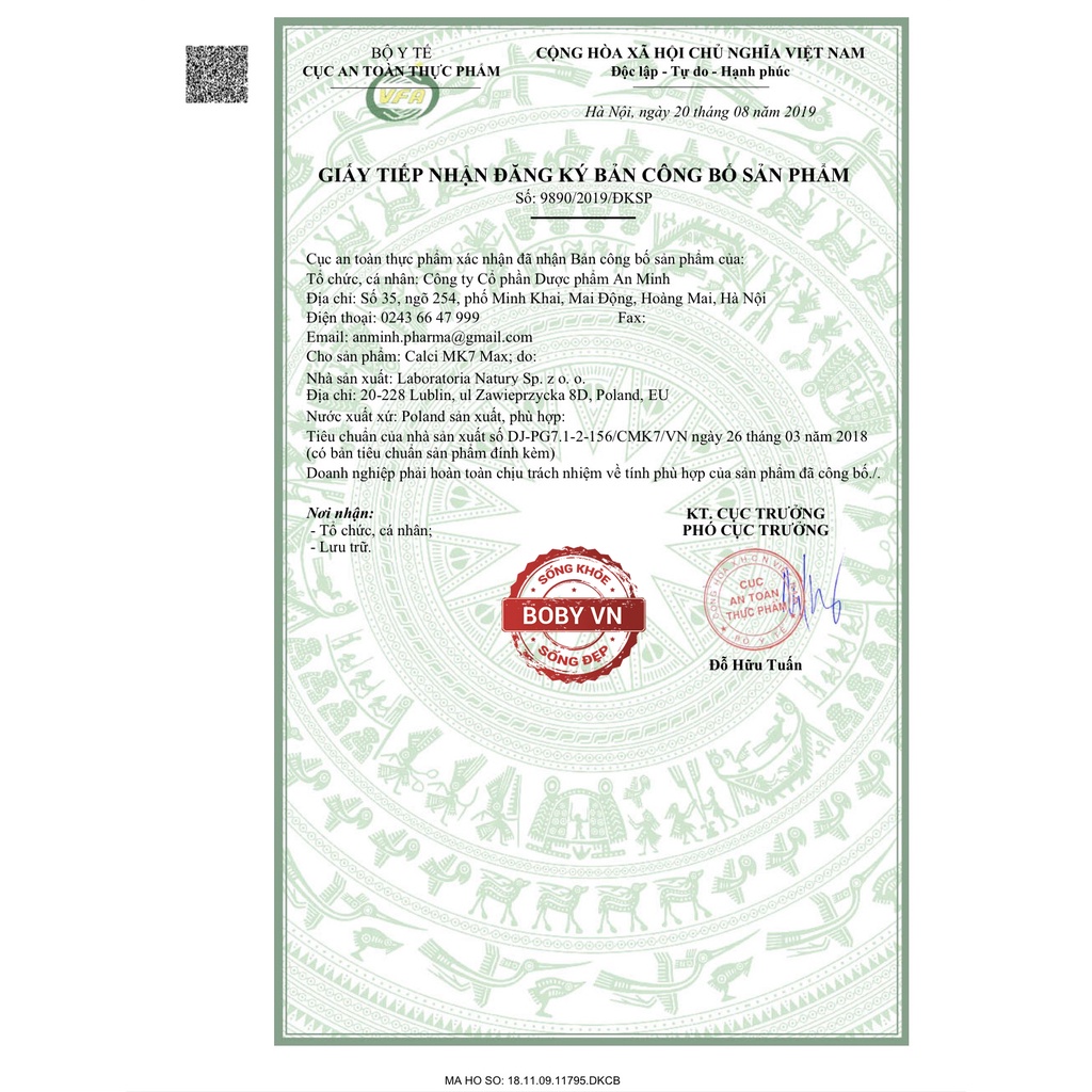 Calci MK7 Max bổ sung Vitamin D3 và K2 (Aquamin) chắc răng, khỏe xương