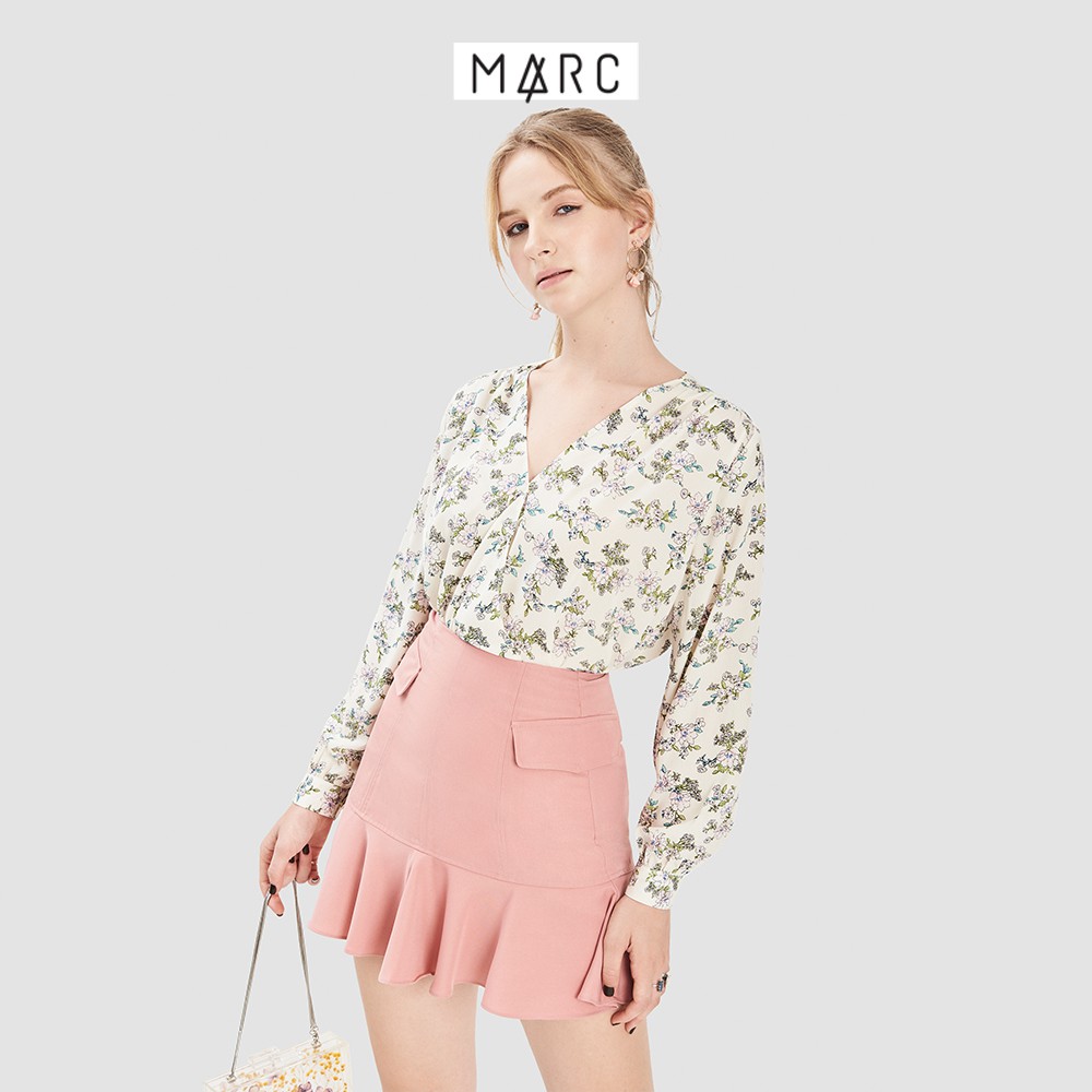 Váy nữ MARC FASHION mini hạ eo bèo nhấn nắp túi | BigBuy360 - bigbuy360.vn