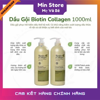 Combo bộ dầu gội xả Biotin & Collagen Oil Control 1000ml giúp kiểm soát dầu