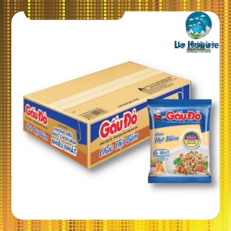 thùng Cháo thịt bằm Gấu Đỏ + shop có chính sách hỗ trợ phí ship cho từng khu vự