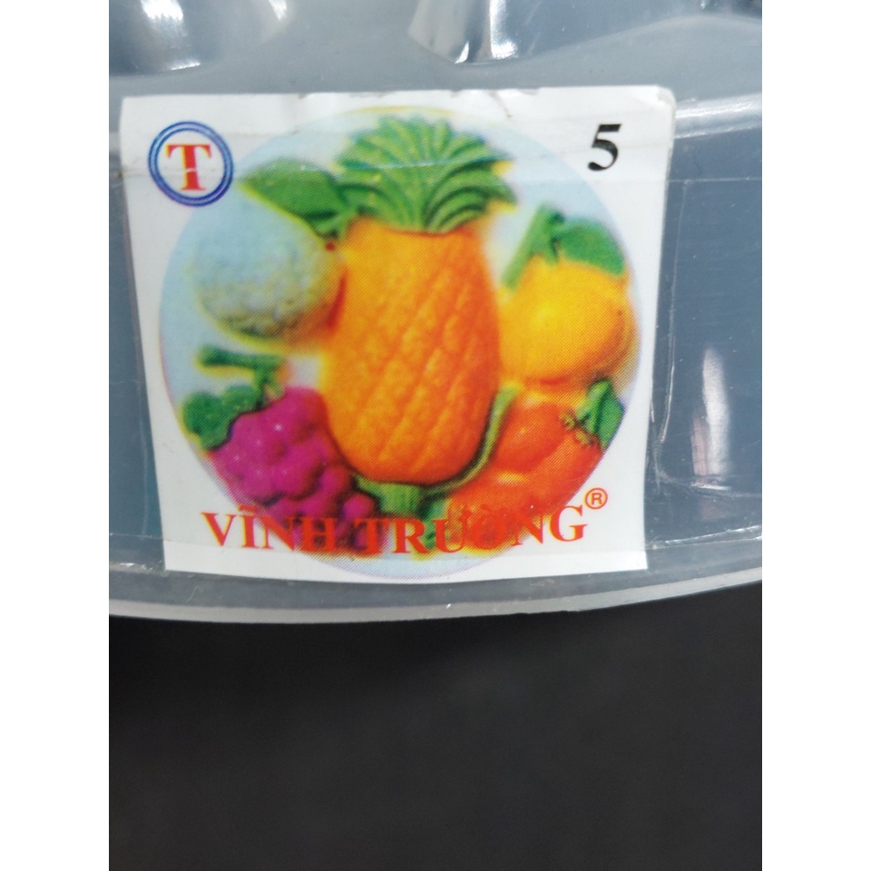 Khuôn Nhựa Rau Câu hình Qảu Dứa - 5 VT