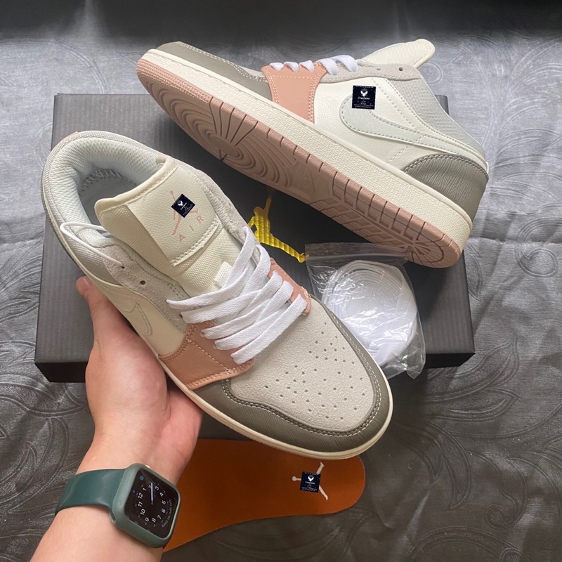 Giày Sneaker JD1 Low Milan 1;1 Bản Trung Tặng kèm cattong bảo vệ,tất- Hàng Trung CC
