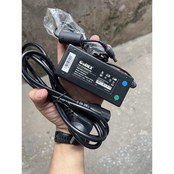 dây nguồn máy in tem nhãn godex 24v 2.5a