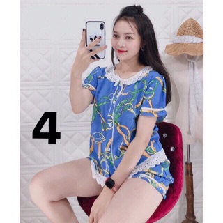 Bộ pijama lụa thái