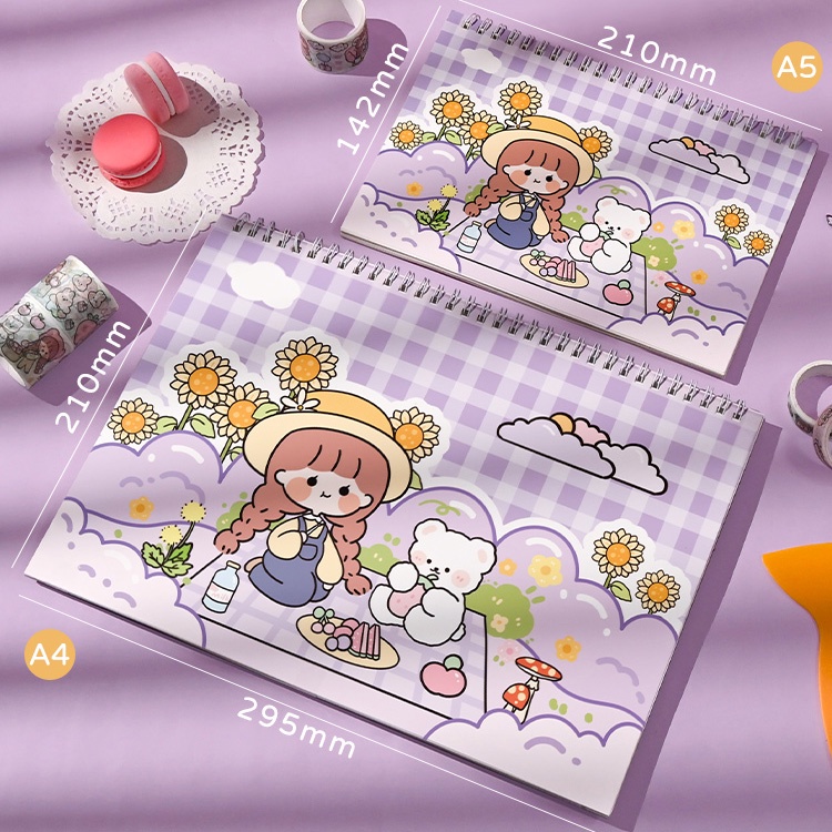 Sticker Collect Book  Sticker Trang Trí Sổ  Sổ Sticker  Whashi Tape Collect Book (Stickers and tape not included)