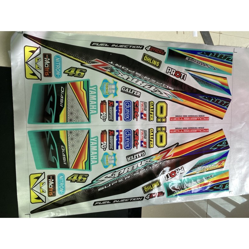 ( Quí khách vui lòng mang ra tiệm cho thợ dán ) Tem Sirius chất liệu Candy