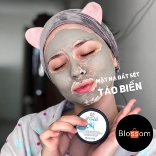 [HSD 5/2020] Mặt nạ đất sét tảo biển detox da kiềm dầu - se lỗ chân lông Clay mask Seaweed the body shop