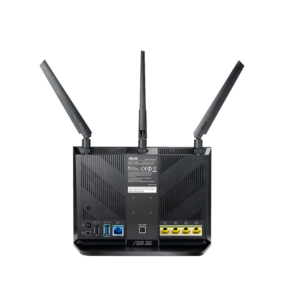 Router Wifi Mesh Asus RT-AC68U (2 Pack) Băng Tần Kép AC1900 - Hàng Chính Hãng