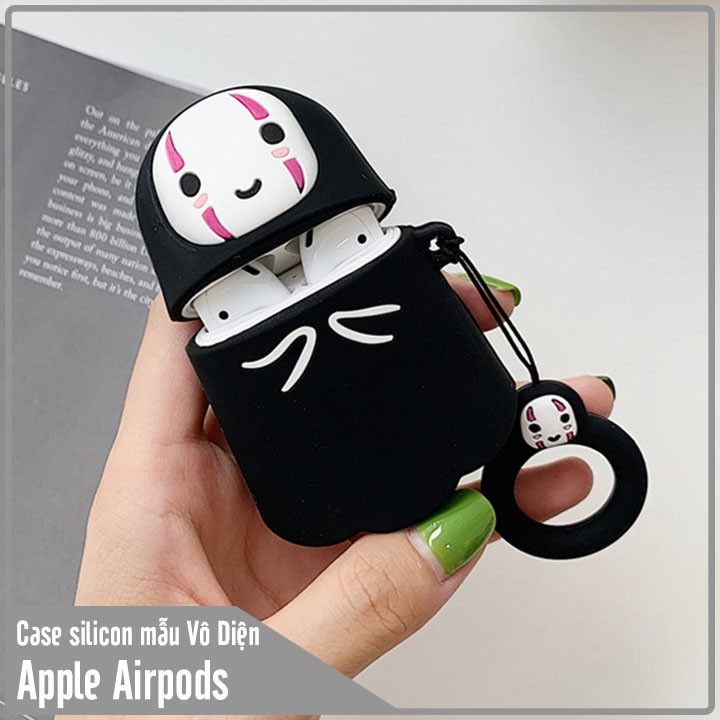 Vỏ silicon cho tai nghe Airpods mẫu Chibi Vô Diệm