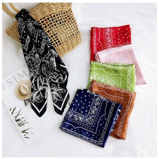 Khăn lụa vuông, khăn bandana lụa 70*70