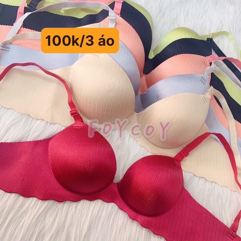Áo ngực su đúc không gọng 100k/3  áo