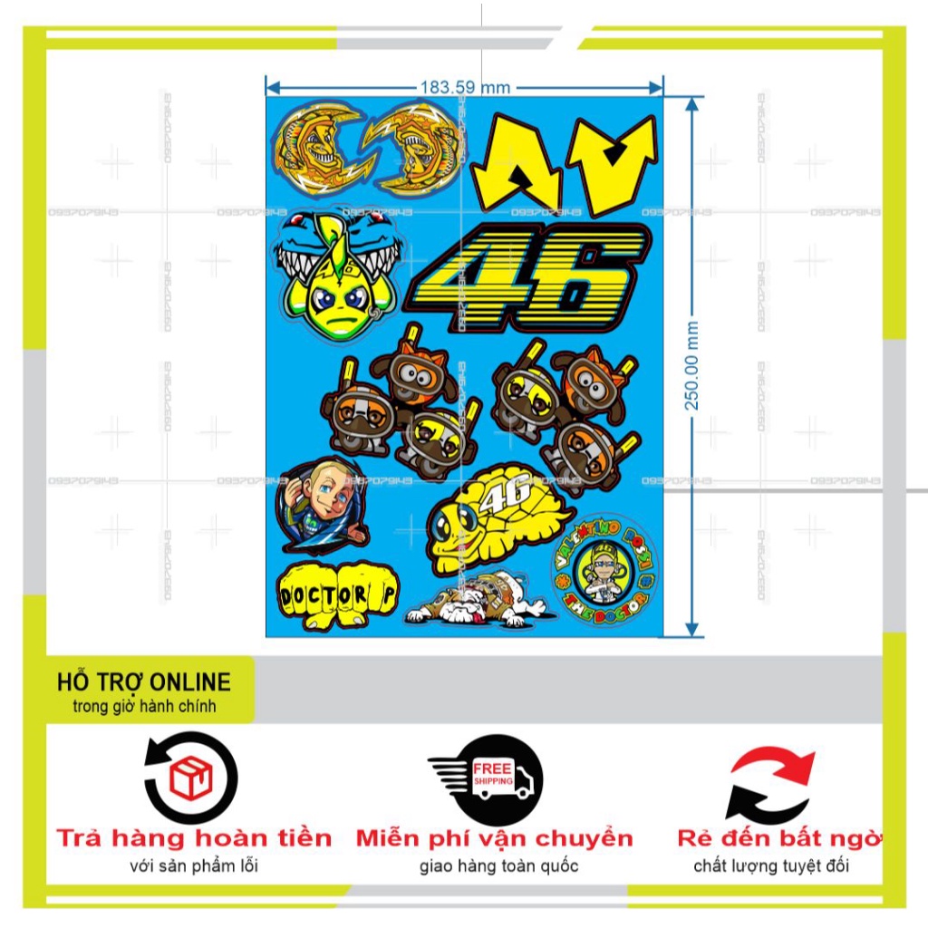 LOGO STICKER DÁN XE MÁY M50 - SHINDECAL2