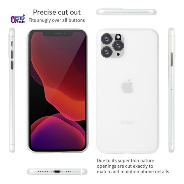 (Có xanh rêu) Ốp Memumi siêu mỏng 0.3mm cho Iphone 11 / 11 pro / 11 pro max chính hãng