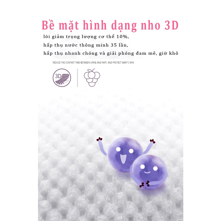 Tã quần Yiying Trái cây axit yếu tã L38/XL36/XXL34/XXXL32 tã bỉm quần dán sơ sinh tã em bé