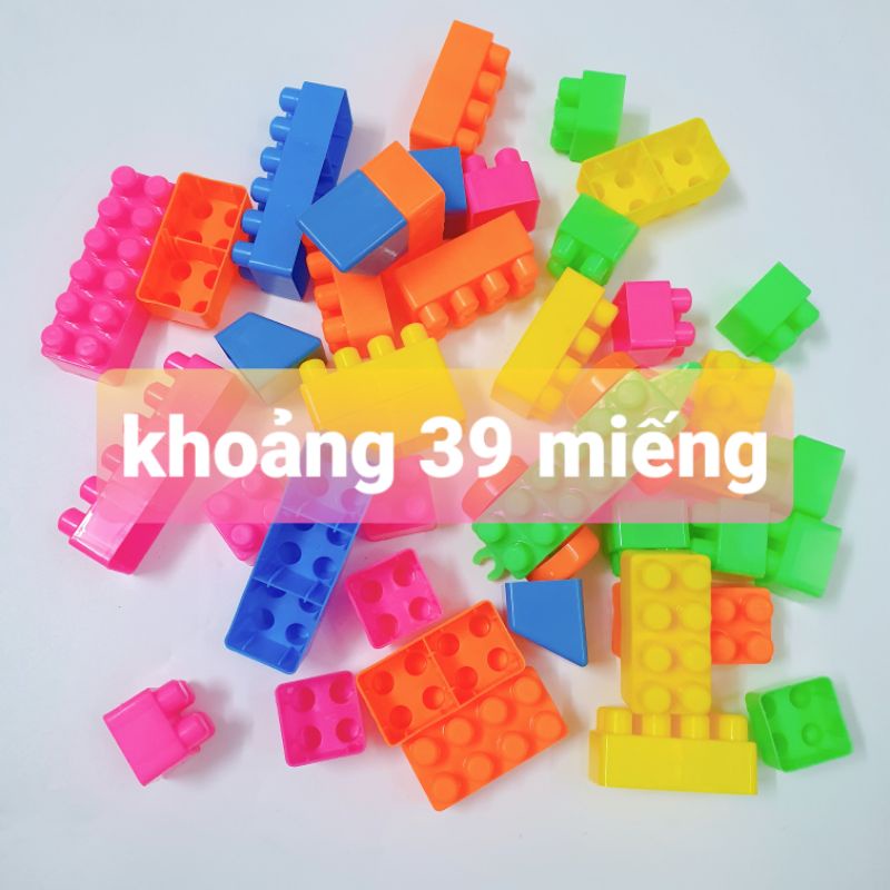 Túi Ráp Hình Khối To Khối Xếp Hình Cho Trẻ Em