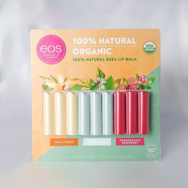 Son dưỡng môi EOS của mỹ ORGANIC (mẫu thỏi của son trứng)