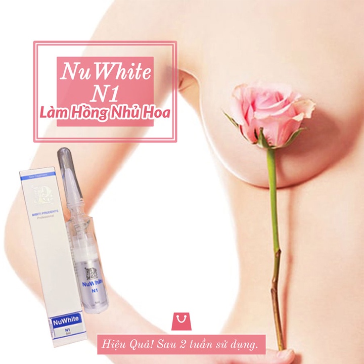 Kem Hồng Nhũ Hoa Nuwhite N1 Mibiti Prudente, Kem Làm Hồng Ti N1 Nuwhite Chính Hãng Ngừa Thâm Cải Thiện Sắc Tố Da 5ml