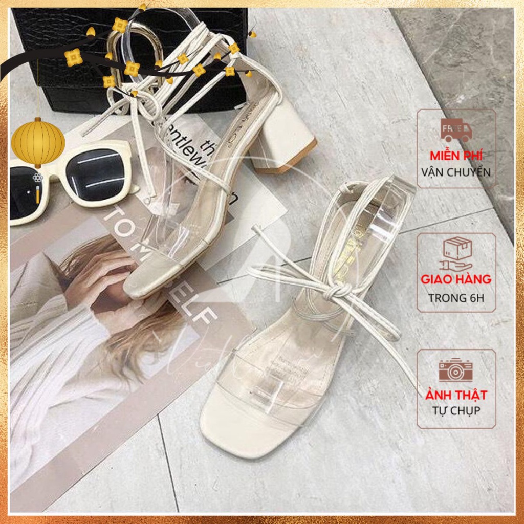 Sandal đế vuông 5p cột dây sành điệu mã LC_S27