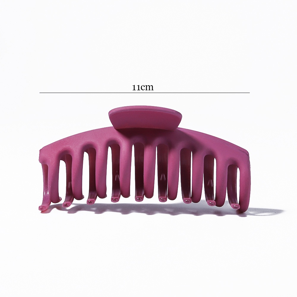 KIDSBOWS 1 Kẹp Tóc Càng Cua Bằng Acrylic Nhám Màu Trơn Kiểu Hàn Quốc Thanh Lịch Dành Cho Nữ