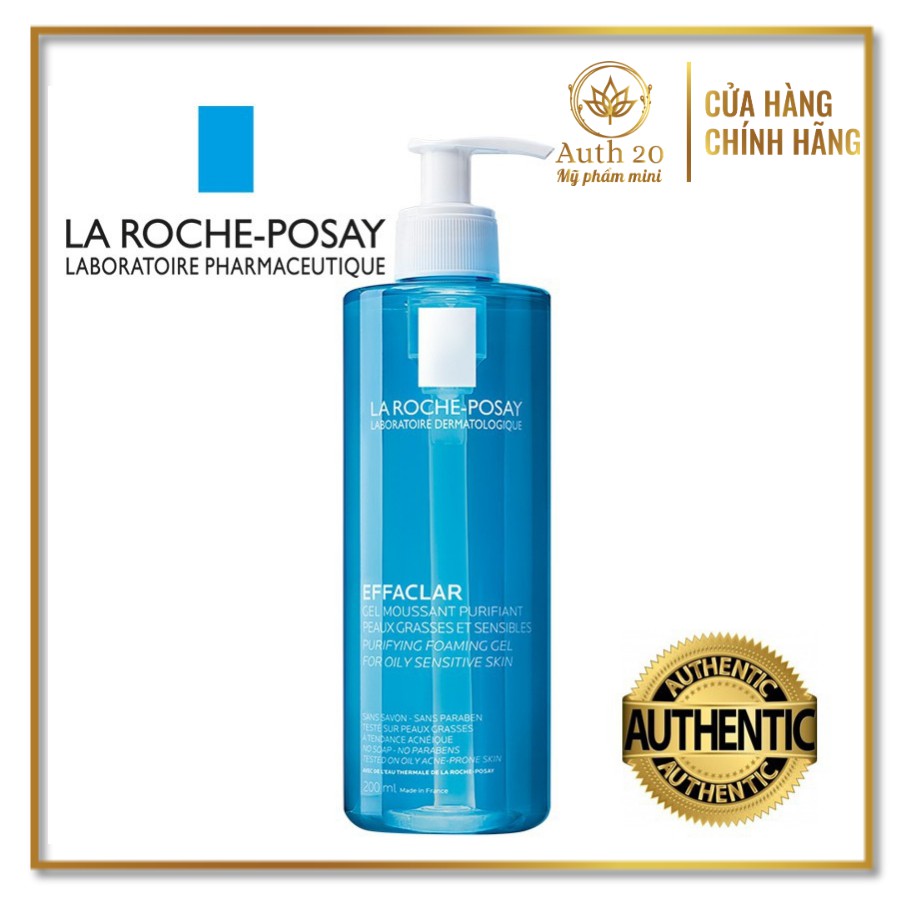 Sữa rửa mặt La Roche Possay cho da mụn của Pháp 400ml