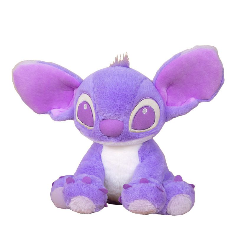 DISNEY Sẵn Sàng Hàng!!! Thú Nhồi Bông Hình Nhân Vật Hoạt Hình Lilo &amp; Stitch Màu Tím Dễ Thương 30cm