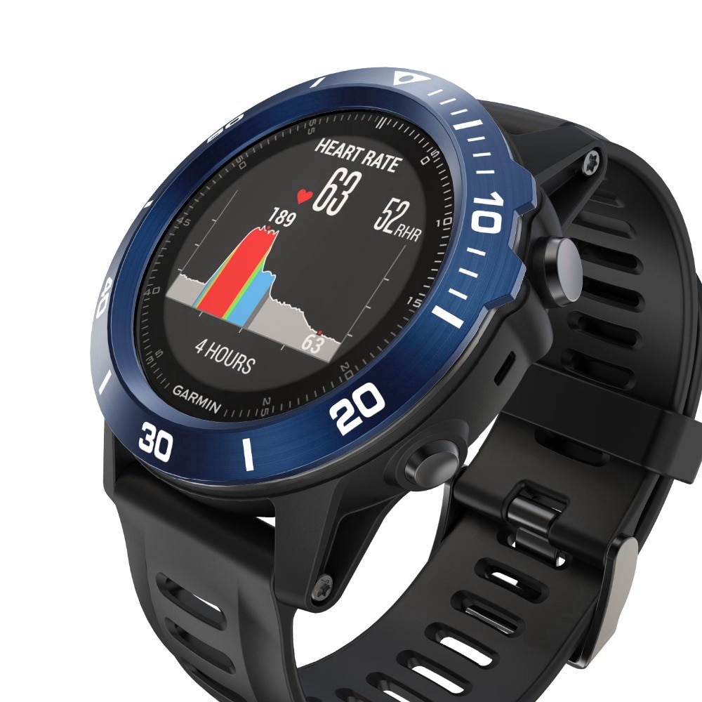 Ốp vòng bezel đồng hồ bằng thép không gỉ cho Garmin Fenix 5x 5xplus 3 3HR