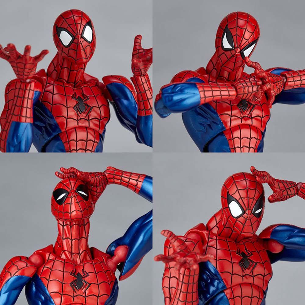 Mô hình nhân vật Người Nhện phim Avengers bằng PVC TAYLOR1 trang trí xe hơi có khớp cử động
