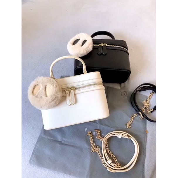 Túi cốp Pro có quai cầm kèm cục bông treo túi size 22 x 15cm hàng cao cấp