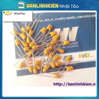 Tụ tantalum 106f-10uf 16v 20% dip2.54 mã lk_04249