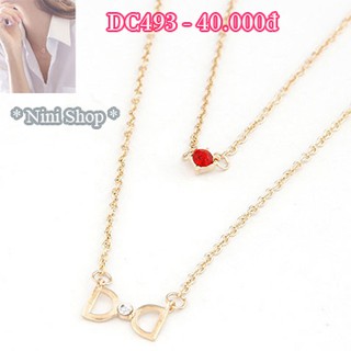 Dây chuyền kiểu 2 - 3 tầng thời trang (kéo sang phải xem thêm mẫu)
