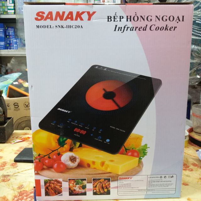 [Mã 159ELSALE hoàn 7% đơn 300K] BẾP HỒNG NGOẠI CẢM ỨNG SANAKY ( Model : SNK - IHC20A )