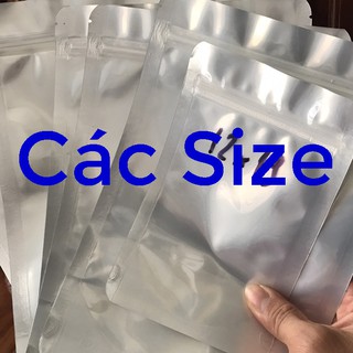 [Giá sỉ] TÚI ZIP BẠC / TÚI ZIP 1 MẶT BẠC 1 MẶT TRONG - ETF