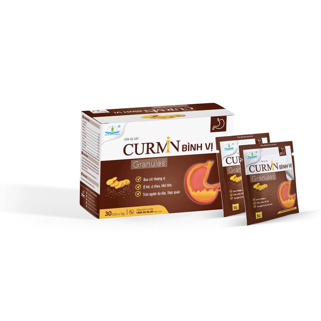 Cốm Curmin Bình Vị Granules - hộp 30 gói